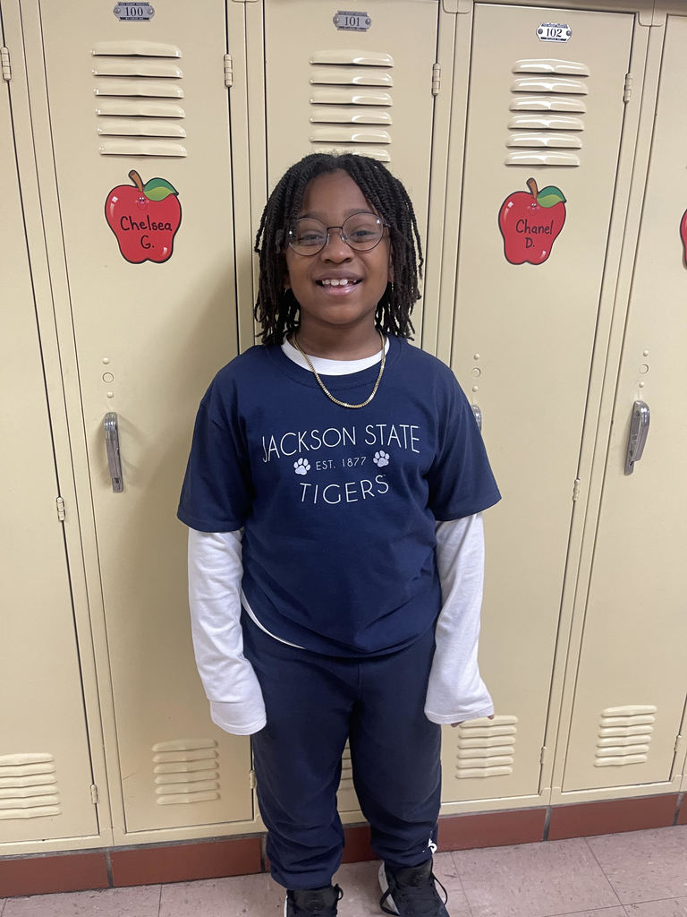 Student supporting Jackson State