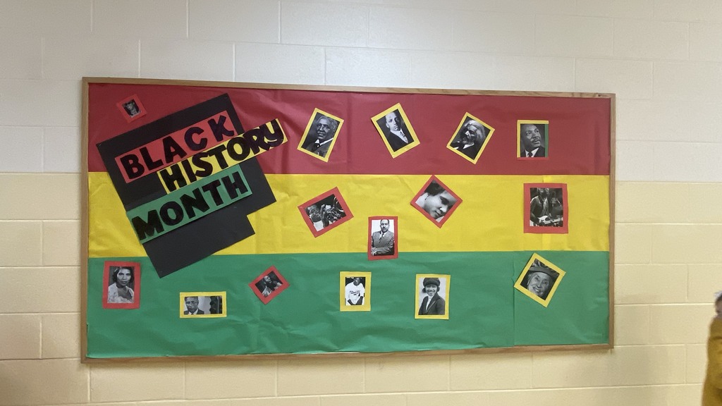 Black History Month wall display