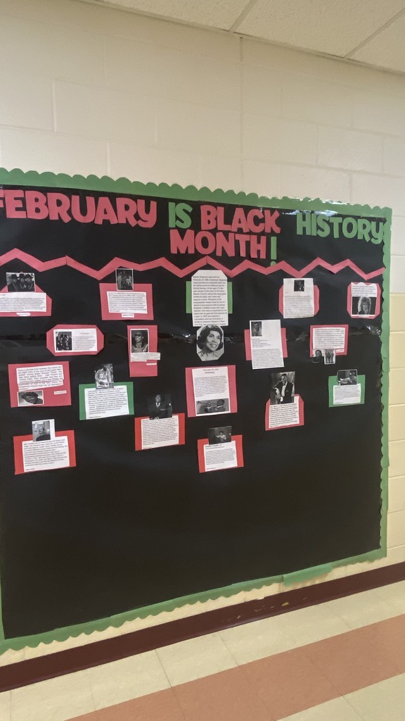 Black History month wall display
